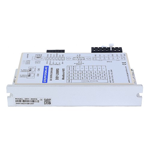 DSY Series 200W RS485 DC Servo Motor 24-70VDC 0.637Nm w/ Brake 3000rpm 17-Bit Incremental Encoder IP65 - DSY-RS200L2B2-M17S | StepperOnline UK