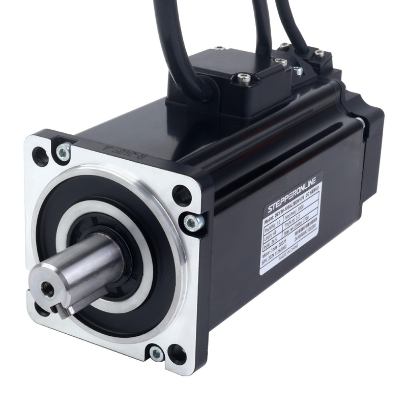 DSY Series 1000W RS485 DC Servo Motor 24-70VDC 3.20Nm w/ Brake 3000rpm 17-Bit Incremental Encoder IP65 - DSY-RS1000L2B2-M17S | StepperOnline UK