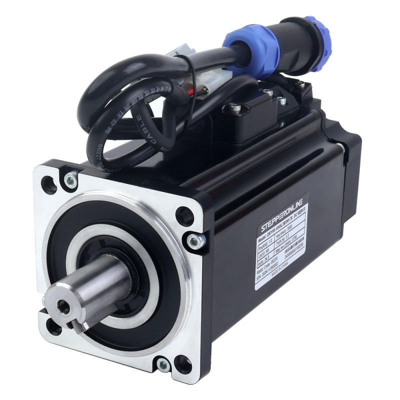 DSY Series 1000W RS485 DC Servo Motor 24-70VDC 3.20Nm w/ Brake 3000rpm 17-Bit Incremental Encoder IP65 - DSY-RS1000L2B2-M17S | StepperOnline UK