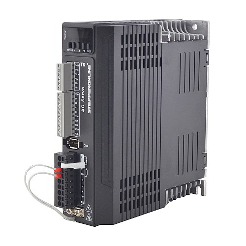 T6 Series 750W AC Servo Motor Kit 3000rpm 2.39Nm 17-Bit Encoder IP65 - T6-RS750H2A3-M17S | StepperOnline UK