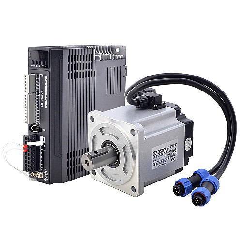 T6 Series 750W AC Servo Motor Kit 3000rpm 2.39Nm 17-Bit Encoder IP65 - T6-RS750H2A3-M17S | StepperOnline UK