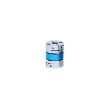 8mm - 19mm Optional Bore Flexible Double Disc Coupling 39x49mm Shaft Coupler