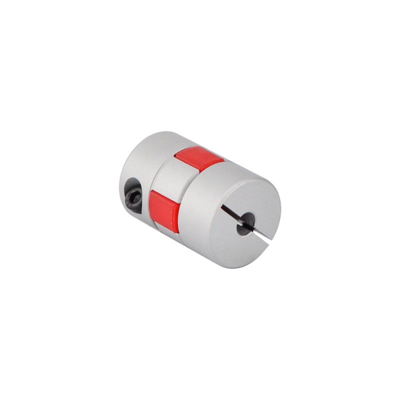 6.35mm - 6.35mm Flexible Jaw Coupling 20x30mm CNC Stepper Motor Shaft Coupler - ST-JC09 | StepperOnline UK