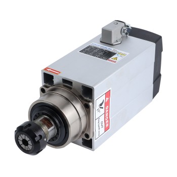 Square Spindle Motor Air Cooled 380V 4.5KW 18000RPM 300Hz ER32 Collet CNC Machine