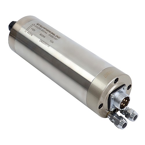 CNC Spindle Motor Water Cooled 110V 800W 24000RPM 400Hz ER11 Collet - GDZ65-800A4 | StepperOnline UK
