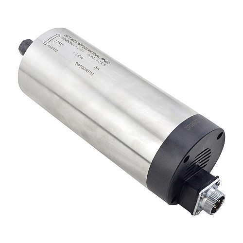 CNC Spindle Motor Air Cooled 220V 1.5KW 24000RPM 400Hz ER11 Collet - GDZ80F-1.5B4 | StepperOnline UK