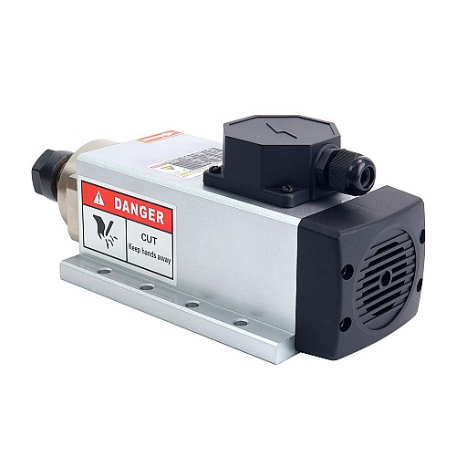 CNC Spindle Motor Air Cooled 220V 2.2KW 24000RPM 400Hz ER20 Collet - GDZL80x73-2.2B4 | StepperOnline UK