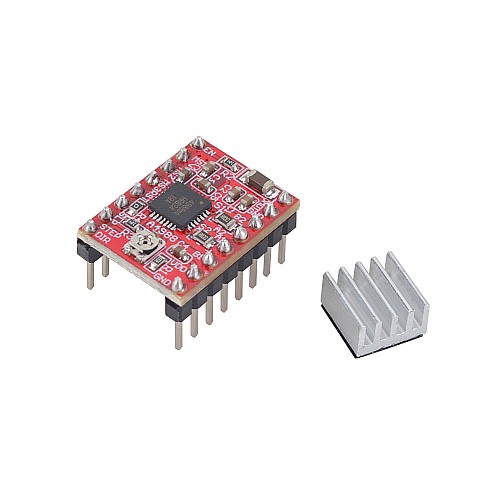 A4988 Stepper Motor Driver Module with Heat Sink for 3d Printer Reprap (Pack of 5 Pcs) - 5-A4988 | StepperOnline UK