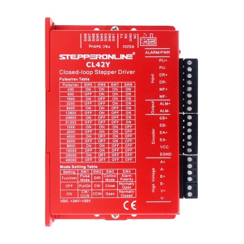 Y Series Closed Loop Stepper Driver V2.0 0-2.2A 24-50VDC for Nema 17 Stepper Motor