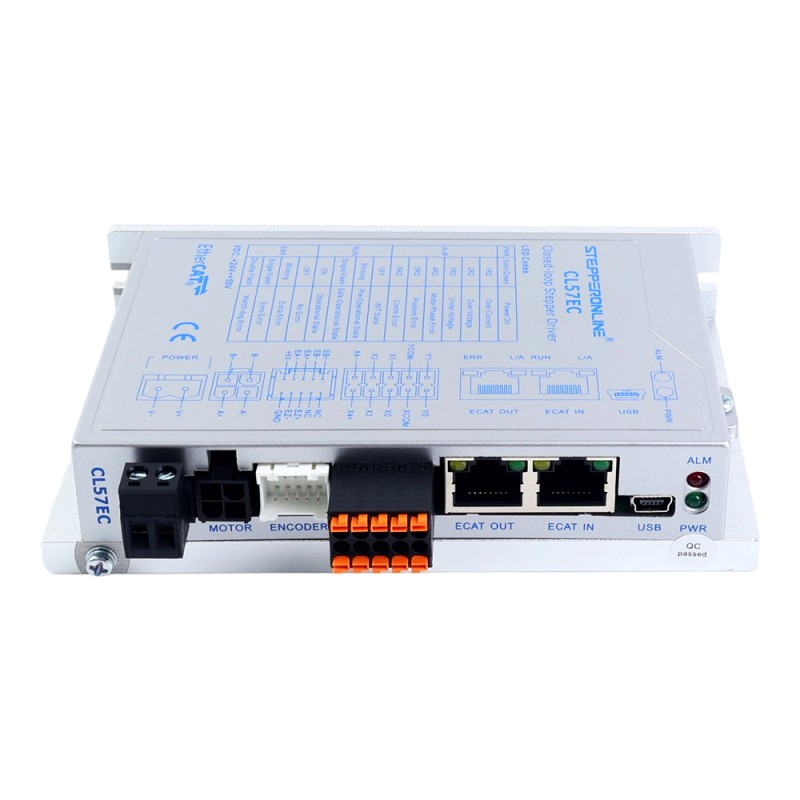 Y Series EtherCAT Closed Loop Stepper Driver 0-7.2A 24-50VDC for Nema 17, 23, 24 Stepper Motor - CL57EC | StepperOnline UK