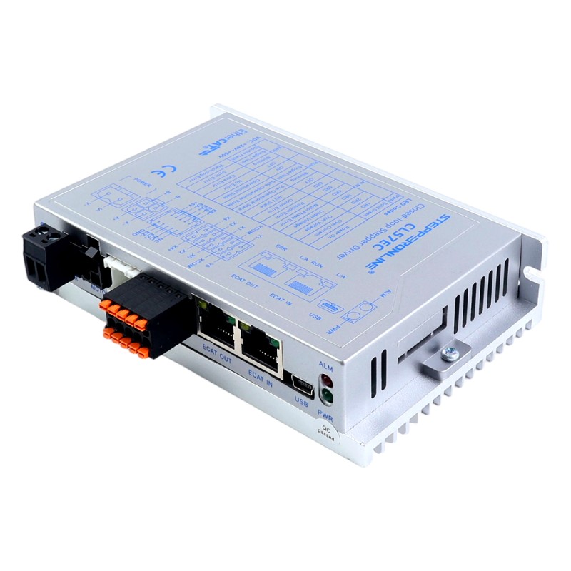 Y Series EtherCAT Closed Loop Stepper Driver 0-7.2A 24-50VDC for Nema 17, 23, 24 Stepper Motor - CL57EC | StepperOnline UK