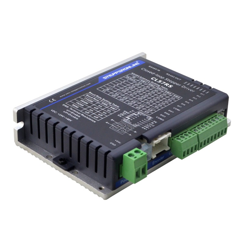 Modbus RS485 Closed Loop Stepper Motor Driver 0.1-7.0A 24-48VDC - CL57RS | StepperOnline UK