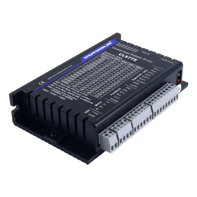 TE Series Closed Loop Stepper Driver 0.5-7.0A 24-50VDC for Nema 17, 23, 24 Stepper Motor - CL57TE | StepperOnline UK