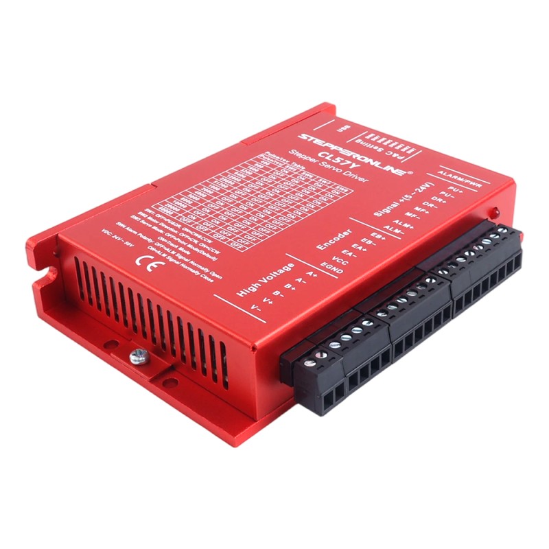 Y Series Closed Loop Stepper Driver 0-7.0A 24-50VDC for Nema 17, 23, 24 Stepper Motor - CL57Y | StepperOnline UK