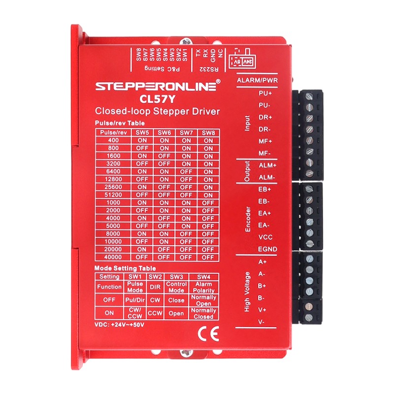 YS Series 1 Axis Closed Loop Stepper CNC Kit V2.0 3.00Nm(424.83oz.in) Nema 23 Motor & Power Supply - 1-CLYS30S-V20 | StepperOnline UK