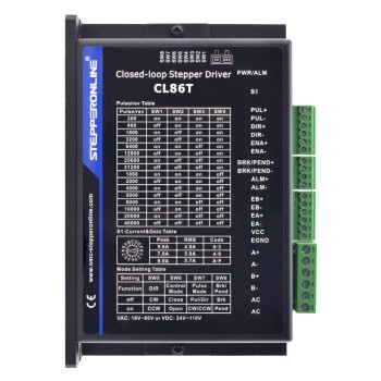 Closed Loop Stepper Driver 0-8.2A 18-80VAC/24-110VDC for Nema 34 Stepper Motor Closed Loop Stepper Driver 0-8.2A 18-80VAC/24-110VDC for Nema 34 Stepper Motor