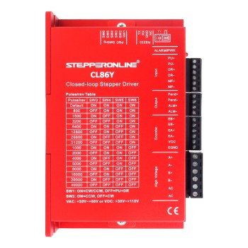 Y Series Closed Loop Stepper Driver V2.0 0-8.5A 20-80VAC/30-110VDC for Nema 34 Stepper Motor
