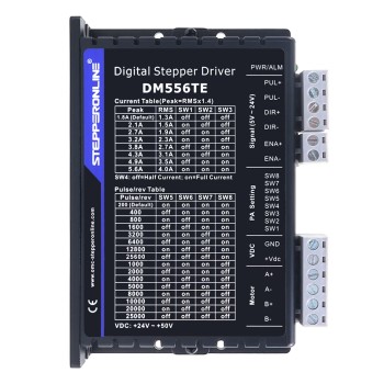TE Series Digital Stepper Driver 1.8-5.6A 24-50VDC for Nema 23, 24, 34 Motor