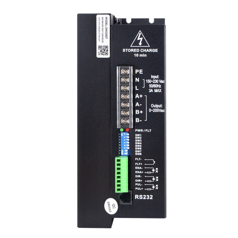 Digital Stepper Driver 0.5-8.2A 180-240VAC for Nema 34,42 Stepper Motor - DM2282T | StepperOnline UK
