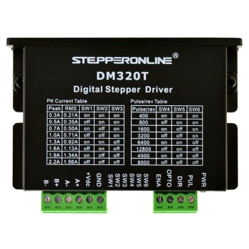 Digital Stepper Driver 0.3-2.2A 10-30VDC for Nema 8, 11, 14, 16, 17 Stepper Motor