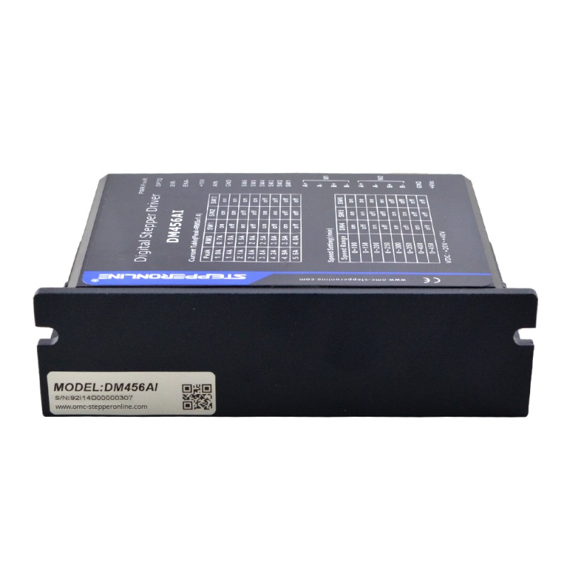 Stepper Motor Controller 2 Channels 1.0-5.6A 20-40VDC Speed Adjustable - DM456AI | StepperOnline UK