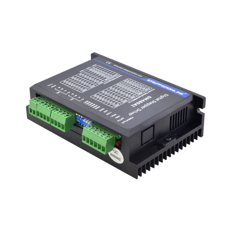 Stepper Motor Controller 2 Channels 1.0-8.4A 20-40VDC Speed Adjustable - DM480AI | StepperOnline UK
