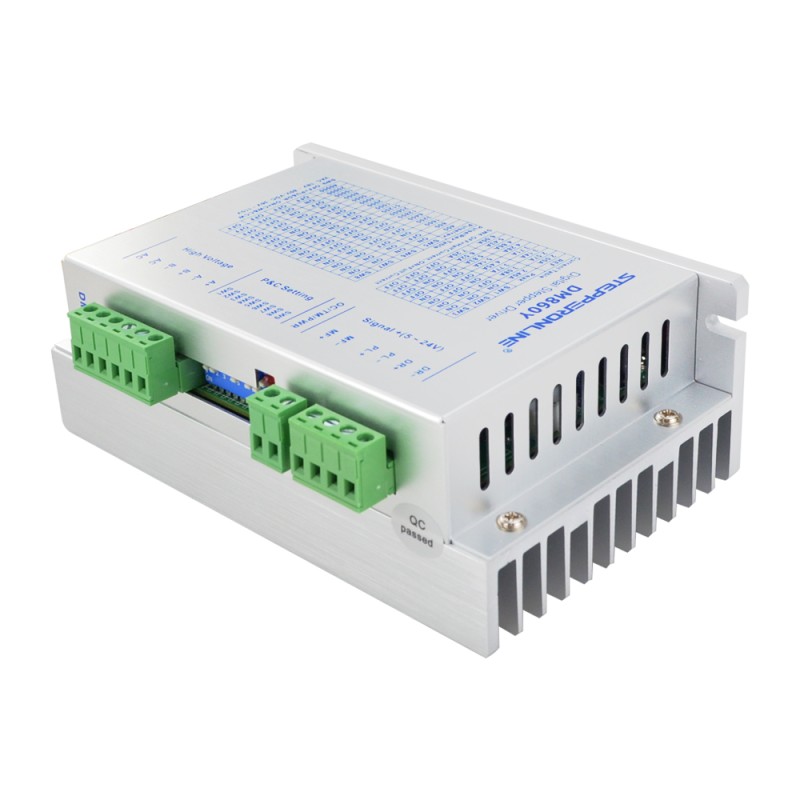 Y Series Digital Stepper Driver 2.4-7.2A AC18V-80V/DC 36V-110V for Nema 34 Motor - DM860Y | StepperOnline UK