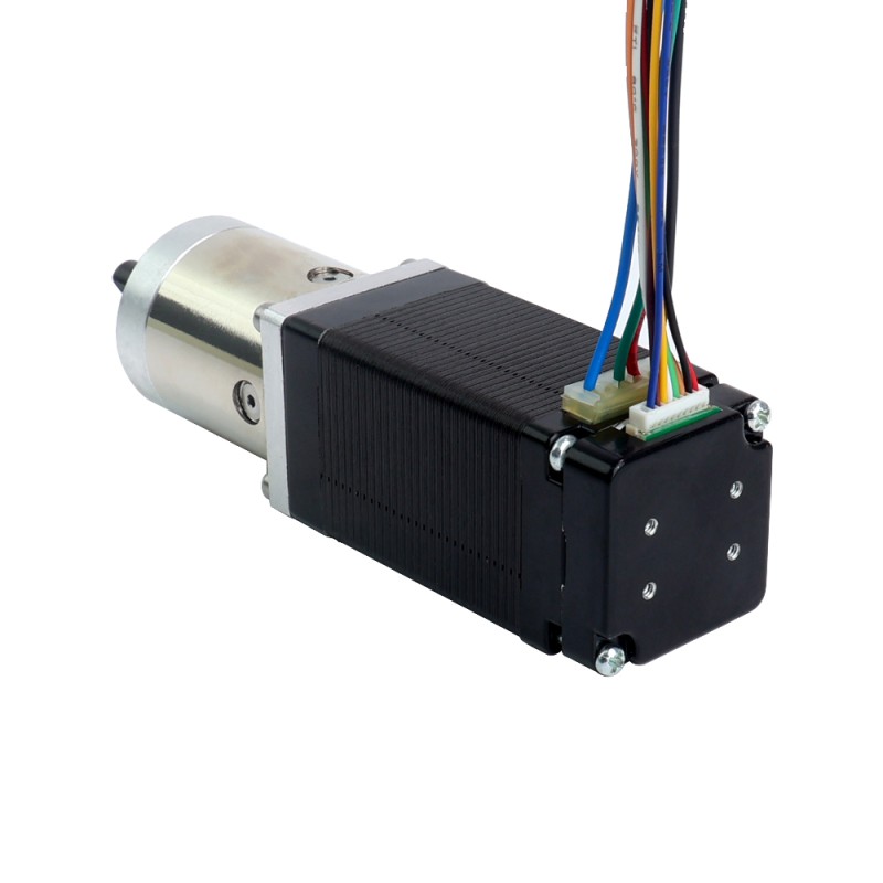 Nema 11 Stepper Motor with  Gearbox Gear Ratio 14:1 & Magnetic Encoder 1000PPR(4000CPR) - 11HS20-0674D-PG14-AR4 | StepperOnline UK