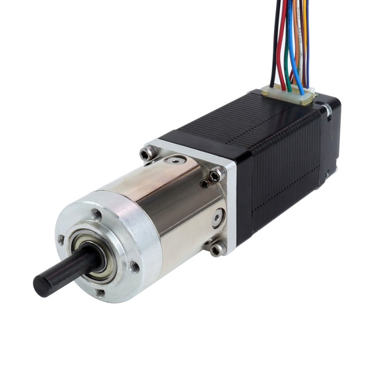 Nema 11 Stepper Motor with  Gearbox Gear Ratio 14:1 & Magnetic Encoder 1000PPR(4000CPR) - 11HS20-0674D-PG14-AR4 | StepperOnline UK