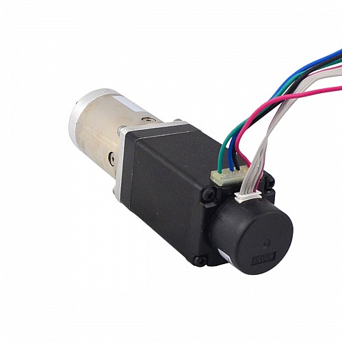 Nema 11 Closed-loop Geared Stepper L=51mm Gear Raio 51:1 Encoder 300PPR - 11HS20-0674D-PG51-E22-300 | StepperOnline UK