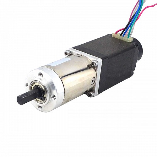 Nema 11 Closed-loop Geared Stepper L=51mm Gear Raio 51:1 Encoder 300PPR - 11HS20-0674D-PG51-E22-300 | StepperOnline UK