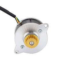 Round Nema 14 0.9deg 9.0Ncm(12.75oz.in) 0.43A Φ36x21.5mm w/ pulley