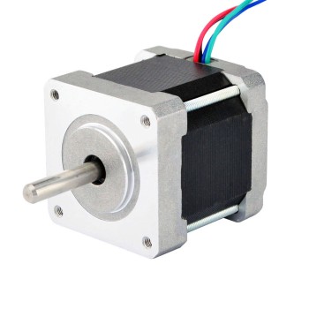 CN On Sale - Nema 16 Bipolar 0.9deg 25Ncm(35.4oz.in) 0.3A 39x39x44mm 4 Wires
