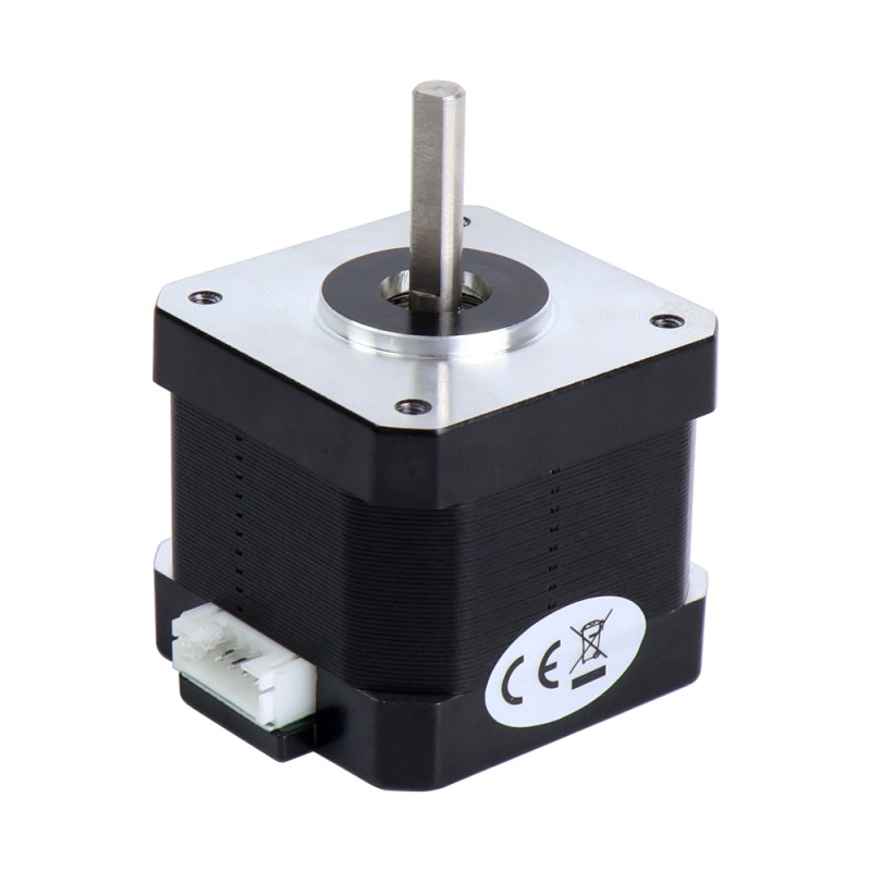 Nema 17 Bipolar 42Ncm(59.48oz.in) 1.7A 42x42x37.5mm 4 Wires w/ 1m Cable & Connector - 17HS15-1704S | StepperOnline UK