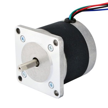 Round Nema 23 Bipolar 1.8deg 70Ncm(99.13oz.in) 2.8A 57x52mm 4 Wires
