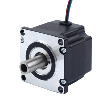 Dual Shaft Nema 23 Hollow Shaft Stepper Motor Bipolar 0.78Nm(110.5oz.in) 2.0A 57x57x45mm