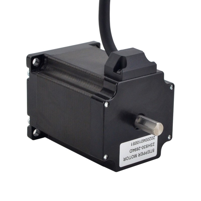 Nema 23 Stepper Motor 8mm Dual Shaft for Face Mask Machine & Respiratory Ventilator - 23HS30-2694D | StepperOnline UK