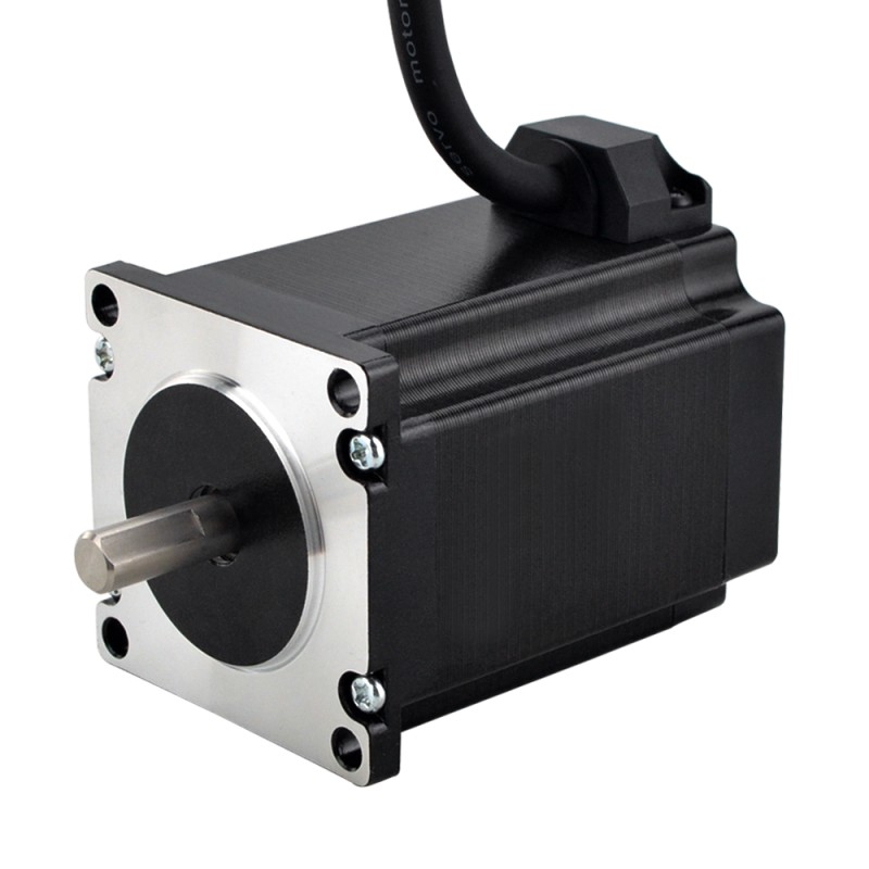 Nema 23 Stepper Motor 8mm Dual Shaft for Face Mask Machine & Respiratory Ventilator - 23HS30-2694D | StepperOnline UK