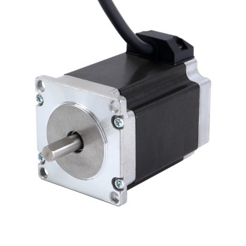 Dual Shaft Nema 23 Bipolar 1.85Nm(261.98oz.in) 2.8A 57x57x76mm 4 Wires Dual Shaft Nema 23 Bipolar 1.85Nm(261.98oz.in) 2.8A 57x57x76mm 4 Wires