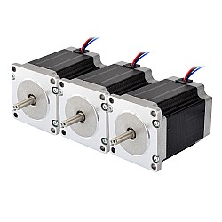 3pcs Nema 23 Bipolar 1.8deg 2.00Nm(283.22oz.in) 2.8A 57x57x76mm 4 Wires