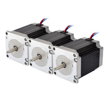 3pcs Nema 23 Bipolar 1.8deg 2.00Nm(283.22oz.in) 2.8A 57x57x76mm 4 Wires