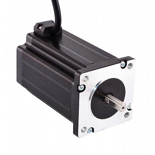 Dual Shaft Nema 23 Stepper Motor 4.2A 4Nm(566oz.in) 60x60x100mm 4 Wires - 24HS39-4204D | StepperOnline UK