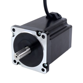 Keyway Dual Shaft Nema 34 CNC Stepper Motor 8.5Nm(1204oz.in) 5A 86x86x114mm