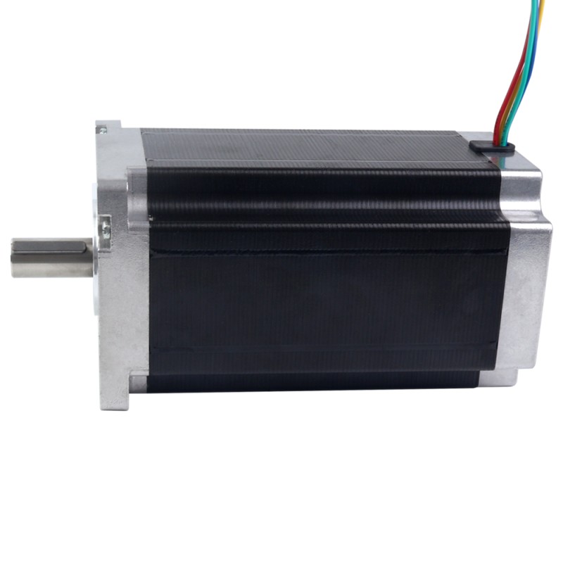 Nema 42 CNC Stepper Motor Bipolar 30Nm(4248oz.in) 8A 110x110x201mm 4 Wires for NmRV50 Worm Gearbox - 42HS79-8004S1 | StepperOnline UK
