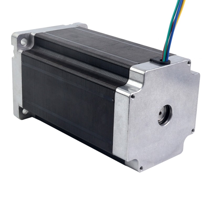 Nema 42 CNC Stepper Motor Bipolar 30Nm(4248oz.in) 8A 110x110x201mm 4 Wires for NmRV50 Worm Gearbox - 42HS79-8004S1 | StepperOnline UK