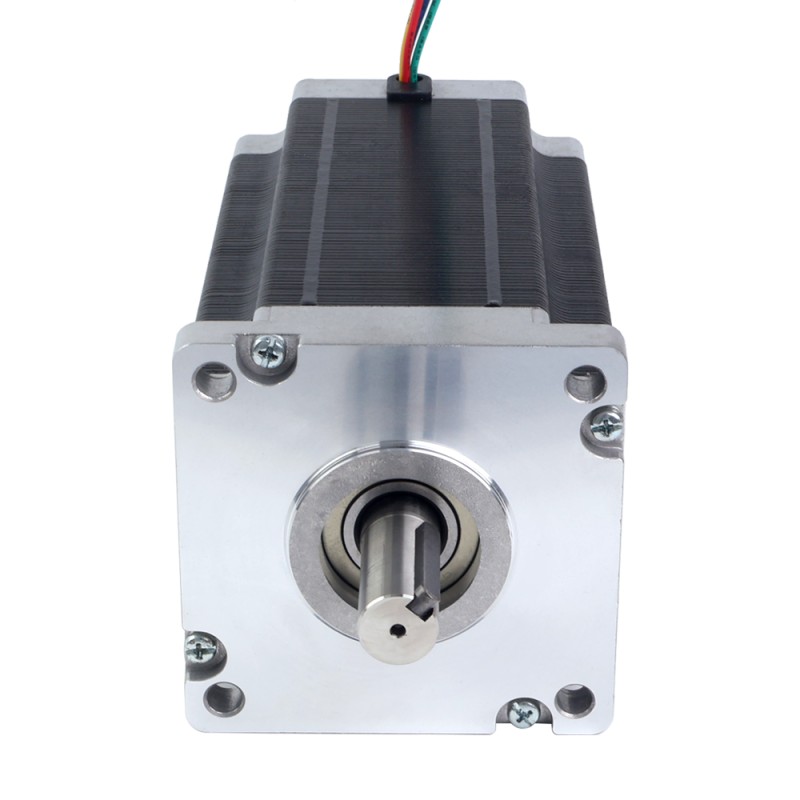 Nema 42 CNC Stepper Motor Bipolar 30Nm(4248oz.in) 8A 110x110x201mm 4 Wires for NmRV50 Worm Gearbox - 42HS79-8004S1 | StepperOnline UK