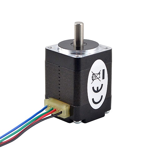 Nema 8 Bipolar 1.8deg 1.4Ncm(1.98oz.in) 0.2A 20x20x28mm 4 Wires - 8HS11-0204S | StepperOnline UK
