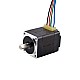 Nema 8 Bipolar 1.8deg 1.4Ncm(1.98oz.in) 0.2A 20x20x28mm 4 Wires - 8HS11-0204S | StepperOnline UK