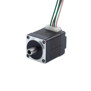 Dual Shaft Nema 8 Hollow Shaft Stepper Motor Bipolar 1.5Ncm(2.12oz.in) 0.49A 20x20x27mm