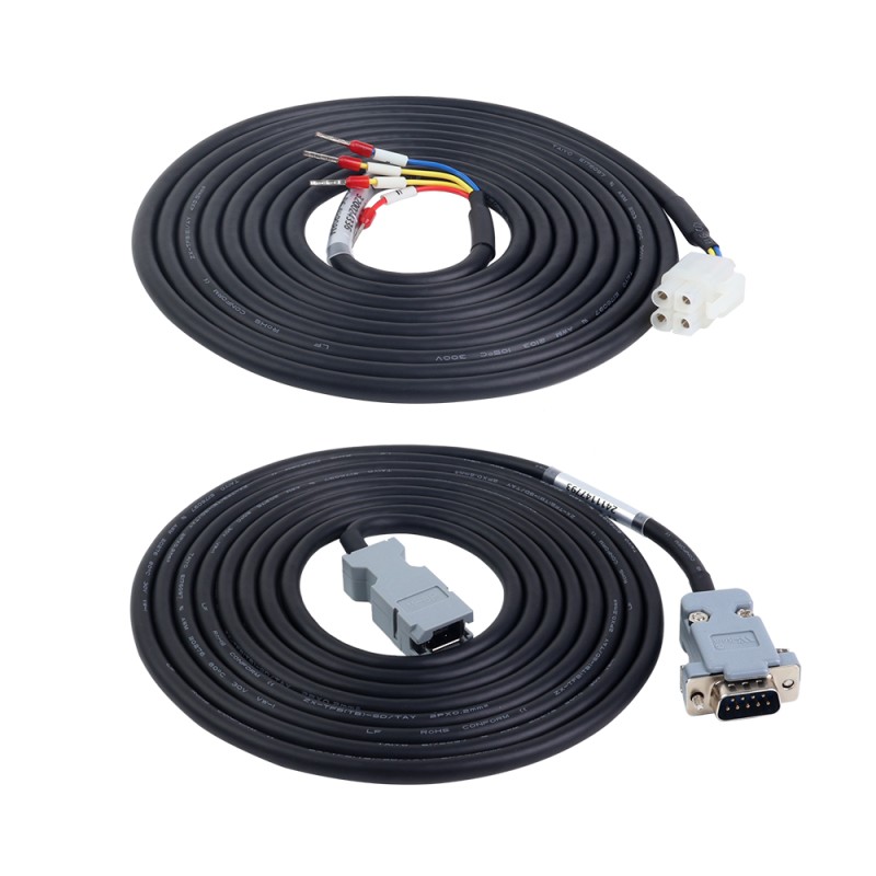 DSY Series 200W RS485 DC Servo Motor 24-70VDC 0.637Nm 3000rpm 17-Bit Incremental Encoder IP65 - DSY-RS200L2A2-M17S | StepperOnline UK